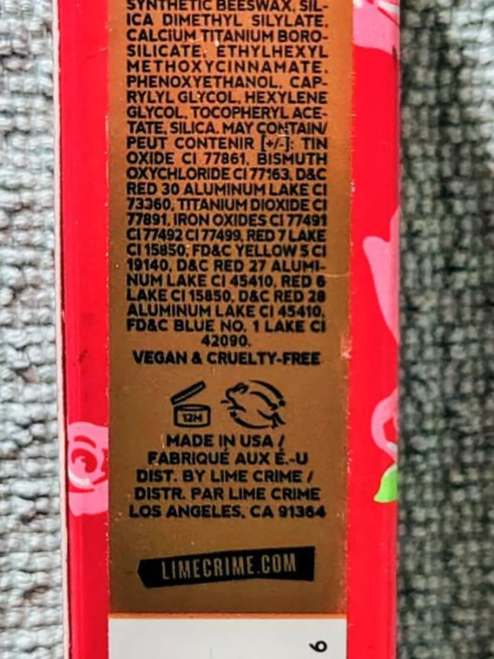 Lime Crime lana lime